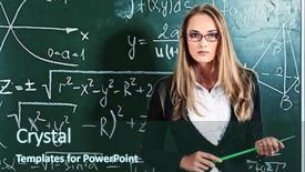  Presentation with higher mathematics - Amazing presentation having higher mathematics - portrait of a teacher giving backdrop and a tawny brown colored foreground