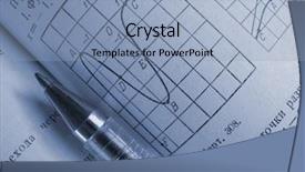  Presentation with higher mathematics - Cool new PPT layouts with higher mathematics textbook and pen backdrop and a light blue colored foreground