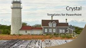  Presentation with cape cod - Cool new theme with highland lighthouse oldest and tallest backdrop and a white colored foreground