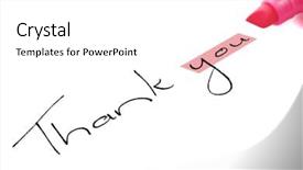  Presentation with thank - PPT layouts enhanced with highlighted heart - thank you with focus background and a white colored foreground