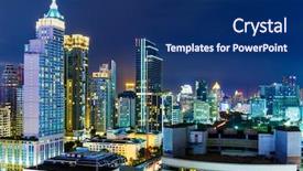  Presentation with bangkok - Audience pleasing PPT theme consisting of egg noodles and raw noodles backdrop and a tawny brown colored foreground