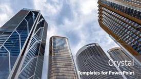  Presentation with sydney - PPT layouts consisting of highrise-modern-architecture-in-sydney background and a gray colored foreground