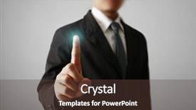  Presentation with touch screen accessible for disable students - Audience pleasing presentation consisting of hightech - man hand pushing backdrop and a tawny brown colored foreground