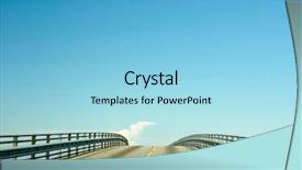  Presentation with heaven - Presentation enhanced with highway bridge - road to heaven background and a  colored foreground