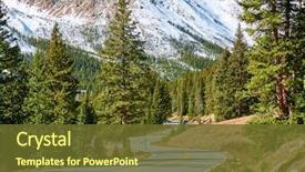  Presentation with free colorado - Presentation theme enhanced with highway in colorado rocky mountains background and a tawny brown colored foreground