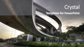  Presentation with simple japan hong kong - Beautiful slides featuring highway in hong kong backdrop and a gray colored foreground