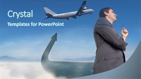  Presentation with feather as pen - Audience pleasing slides consisting of highway planing - thoughtful businessman holding pen backdrop and a  colored foreground