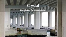  Presentation with traffic - Amazing presentation design having highway traffic bridge backdrop and a dark gray colored foreground