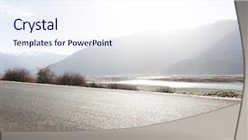  Presentation with tibet - Slides having highway with mountain in tibet background and a  colored foreground