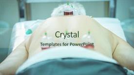  Presentation with cognitive behaviour therapy - Colorful PPT theme enhanced with hijama - man taking cupping therapy backdrop and a soft green colored foreground