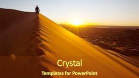  Presentation with sahara - Colorful PPT layouts enhanced with hike in desert sahara morocco backdrop and a tawny brown colored foreground