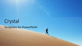  Presentation with beach ball sand dunes - Colorful theme enhanced with hike in great sands dunes backdrop and a light blue colored foreground