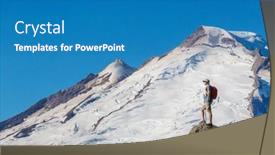  Presentation with recreation - Presentation enhanced with hike-in-mt-baker-recreation background and a teal colored foreground