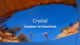  Presentation with utah - PPT layouts featuring hike-in-natural-briges-nm background and a teal colored foreground