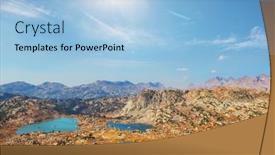  Presentation with wyoming - Slide deck consisting of hike-in-wind-river-range background and a light blue colored foreground