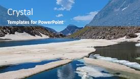  Presentation with wyoming - Slide deck having hike-in-wind-river-range background and a teal colored foreground