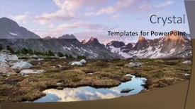  Presentation with wyoming - Presentation theme enhanced with hike-in-wind-river-range background and a  colored foreground