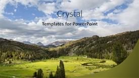  Presentation with wyoming - Presentation theme with hike-in-wind-river-range background and a  colored foreground