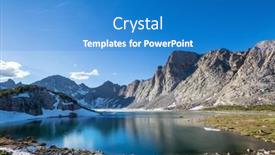  Presentation with wyoming - PPT layouts consisting of hike-in-wind-river-range background and a teal colored foreground