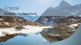  Presentation with wyoming - Slide deck enhanced with hike-in-wind-river-range background and a light blue colored foreground