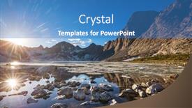  Presentation with wyoming - Slide deck featuring hike-in-wind-river-range background and a teal colored foreground