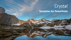  Presentation with wyoming - Presentation having hike-in-wind-river-range background and a teal colored foreground