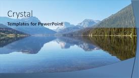  Presentation with wyoming - Presentation design having hike-in-wind-river-range background and a light blue colored foreground