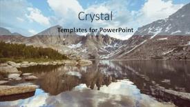  Presentation with wyoming - PPT layouts consisting of hike-in-wind-river-range background and a light blue colored foreground