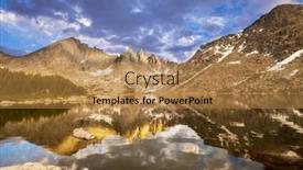  Presentation with wyoming - Presentation theme with hike-in-wind-river-range background and a coral colored foreground