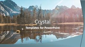  Presentation with wyoming - Slides consisting of hike-in-wind-river-range background and a gray colored foreground