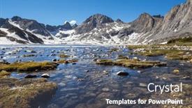  Presentation with wyoming - Presentation theme with hike-in-wind-river-range background and a dark gray colored foreground
