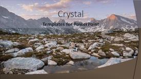  Presentation with wyoming - Slides enhanced with hike-in-wind-river-range background and a light blue colored foreground