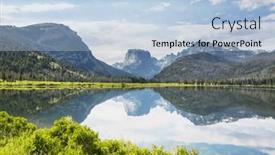  Presentation with wyoming - PPT layouts enhanced with hike-in-wind-river-range background and a light blue colored foreground