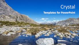  Presentation with wyoming - Slides having hike-in-wind-river-range background and a teal colored foreground