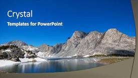  Presentation with wyoming - Presentation theme having hike-in-wind-river-range background and a dark gray colored foreground
