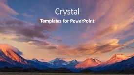  Presentation with national - Slide deck featuring hiker-in-perito-moreno-national background and a ocean colored foreground