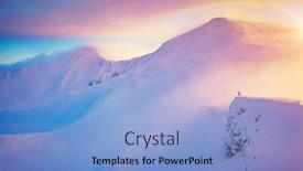  Presentation with epic - Cool new slide set with hiker-on-the-edge backdrop and a light blue colored foreground