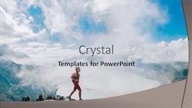  Presentation with british columbia - PPT theme having hiking-adventure-in-amazing-nature background and a lemonade colored foreground