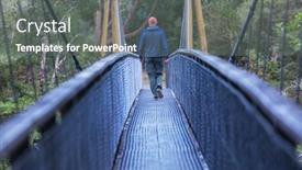  Presentation with adventure - Audience pleasing PPT layouts consisting of hiking-and-tramping-in-new backdrop and a gray colored foreground