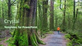  Presentation with adventure - Presentation enhanced with hiking-and-tramping-in-new background and a tawny brown colored foreground