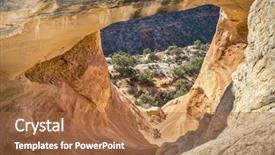  Presentation with arches - Beautiful theme featuring hiking area near grand junction backdrop and a red colored foreground