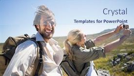  Presentation with hiking mountain - Amazing presentation having brother looking at loch ewe backdrop and a gray colored foreground