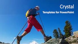  Presentation with washington dc - Audience pleasing slides consisting of hiking in mt baker area backdrop and a ocean colored foreground