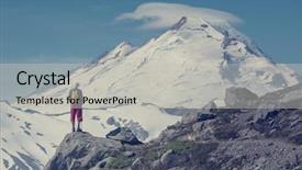  Presentation with area - Presentation consisting of hiking in mt baker area background and a  colored foreground