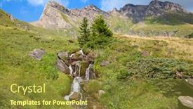  Presentation with route - Presentation theme consisting of grindelwald jungfrau region canton bern background and a tawny brown colored foreground