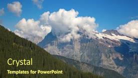  Presentation with route - Presentation design with grindelwald jungfrau region canton bern background and a tawny brown colored foreground