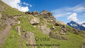  Presentation with route - PPT layouts having grindelwald jungfrau region canton bern background and a gold colored foreground