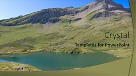  Presentation with hiking - Slide set featuring grindelwald jungfrau region canton bern background and a violet colored foreground