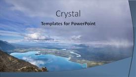  Presentation with popular - Presentation design having hiking-man-in-canadian-mountains background and a light blue colored foreground