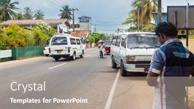  Presentation with busy street - 